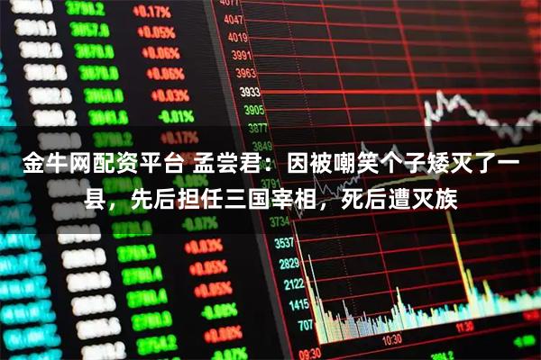 金牛网配资平台 孟尝君：因被嘲笑个子矮灭了一县，先后担任三国宰相，死后遭灭族